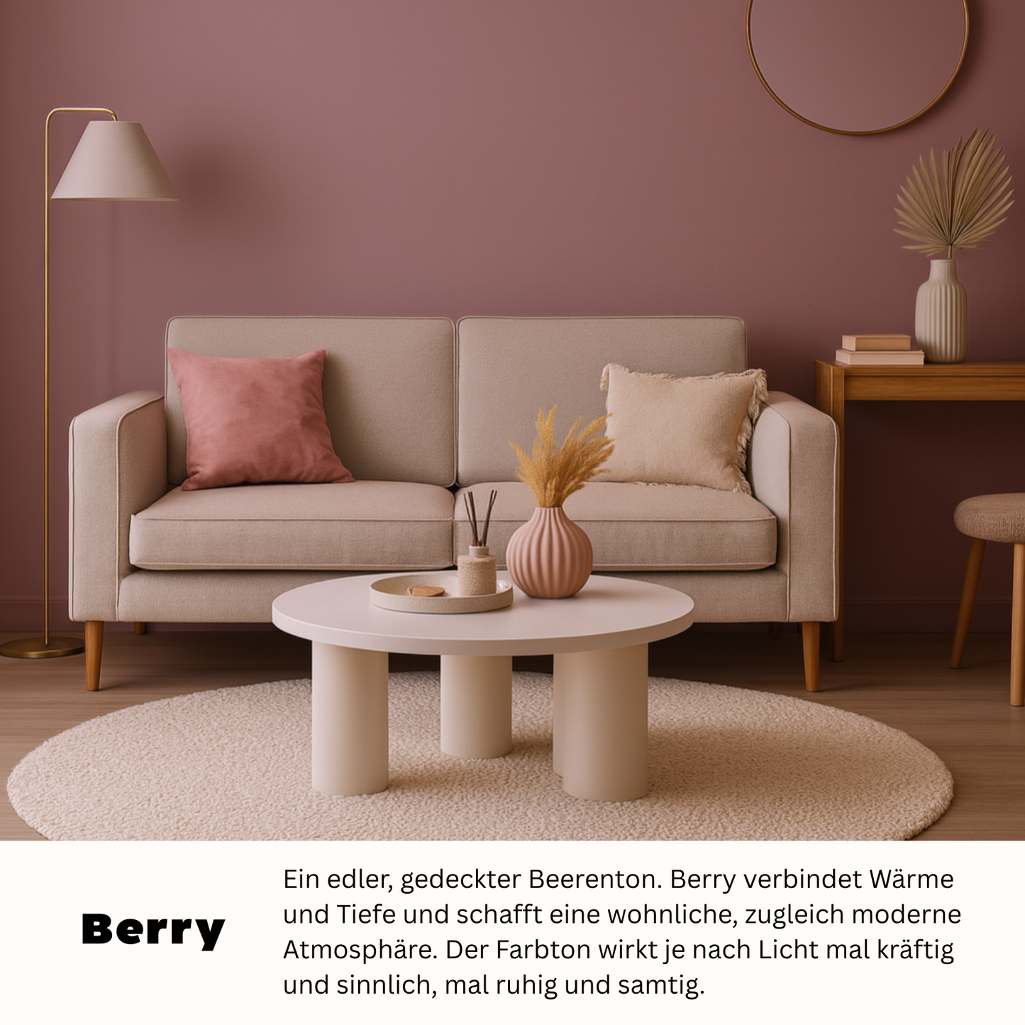 2,5 L Design Innenfarbe - matte Premium-Wandfarbe in modernen Trendfarben – Profi-Qualität