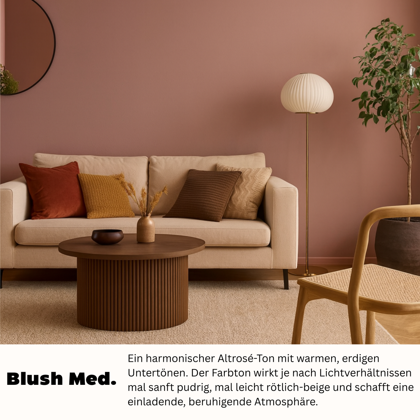 2,5 L Design Innenfarbe - matte Premium-Wandfarbe in modernen Trendfarben – Profi-Qualität