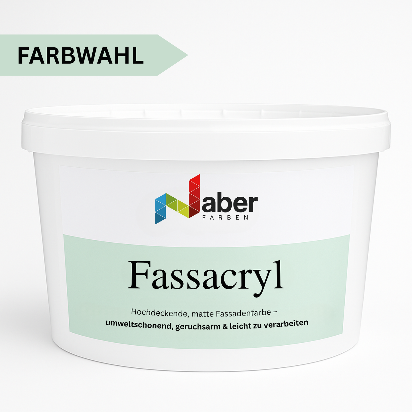 5 L Acryl Fassadenfarbe, RAL Farbwahl - MATT (RAL 1000 - 6007)