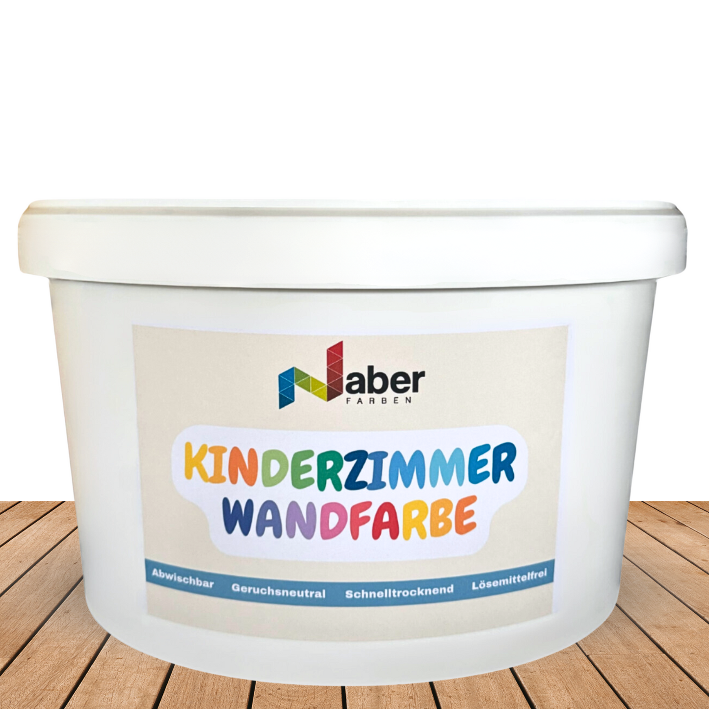 1 L Kinderzimmer Wandfarbe, Kinderzimmerfarbe, Abwischbar, Scheuerbeständig, RAL Farbwahl - MATT (RAL 6008 - 9018)