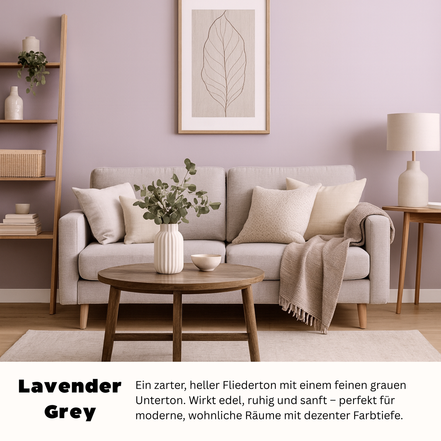 2,5 L Design Innenfarbe - matte Premium-Wandfarbe in modernen Trendfarben – Profi-Qualität