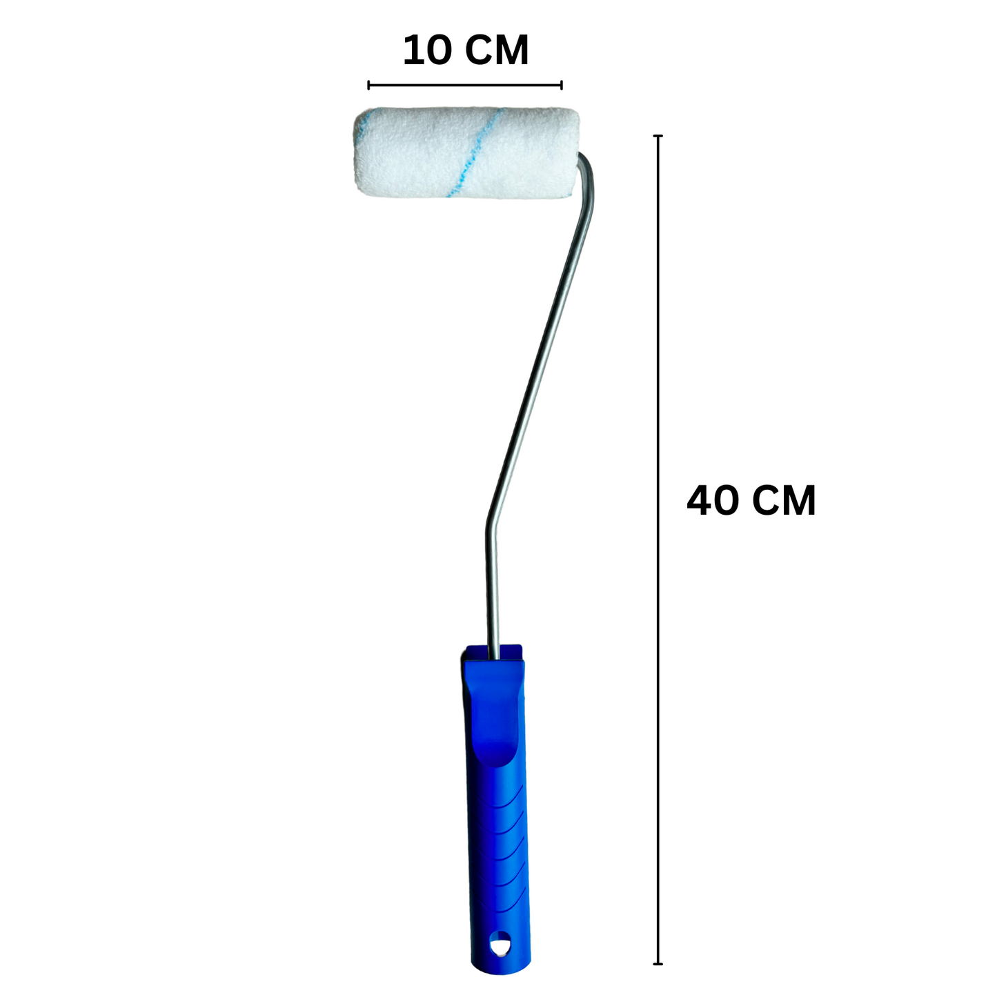 10 cm Highpet Lackierwalze (Medi) mit Griff, für strukturierte Untergründe, für alle Lacke