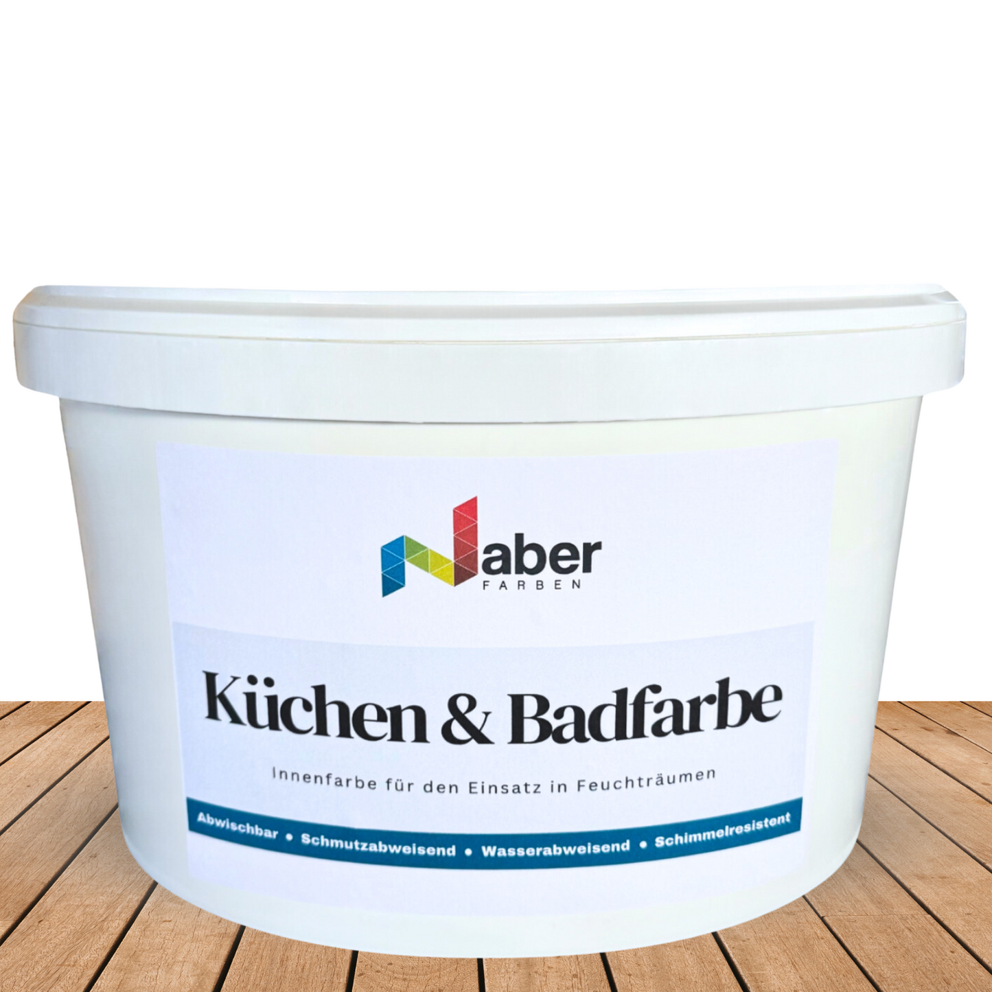 10 L Küchen und Badfarbe, Hochdeckend, Abwischbar, Schimmelresistent, RAL Farbwahl - MATT (RAL 6008 - 9018)