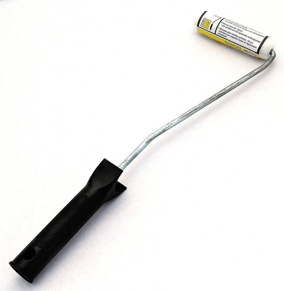 10 x Farbrollen Set (Griff + Farbwalze), Lackierroller 10 cm