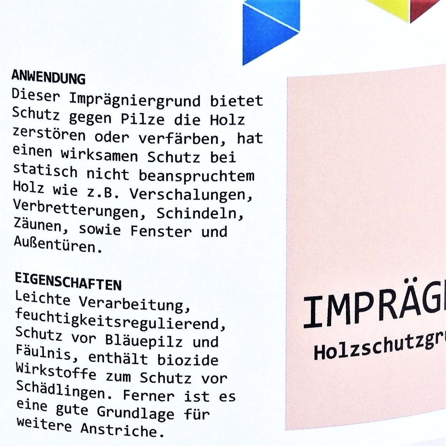 3 L Holzschutz, Imprägniergrund, Holzgrundierung, Transparent, FARBLOS - Naber Farben