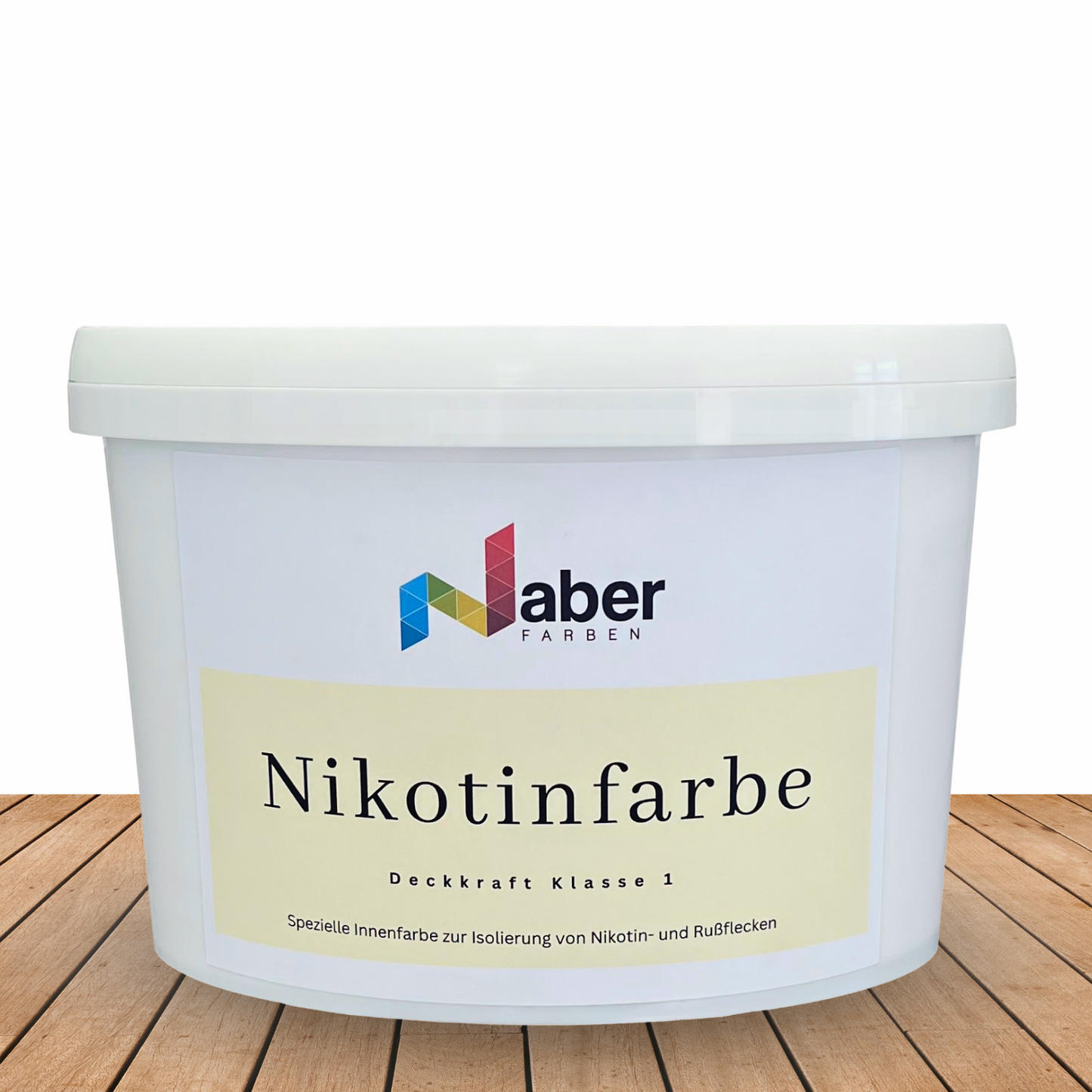 10 L Nikotinfarbe, Nikotinsperre, Ruß- und Nikotin Isolierfarbe, RAL Farbwahl - MATT
