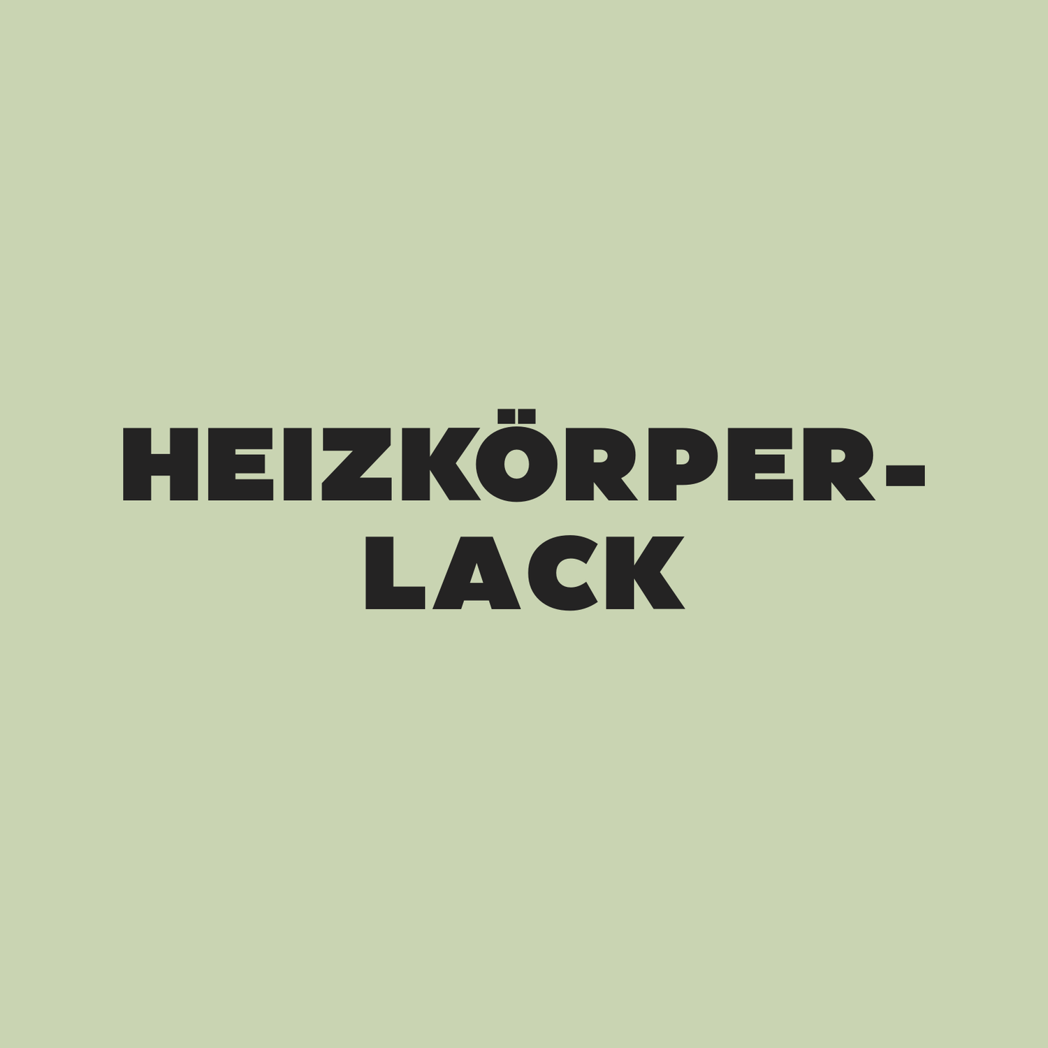 Heizkörperlack
