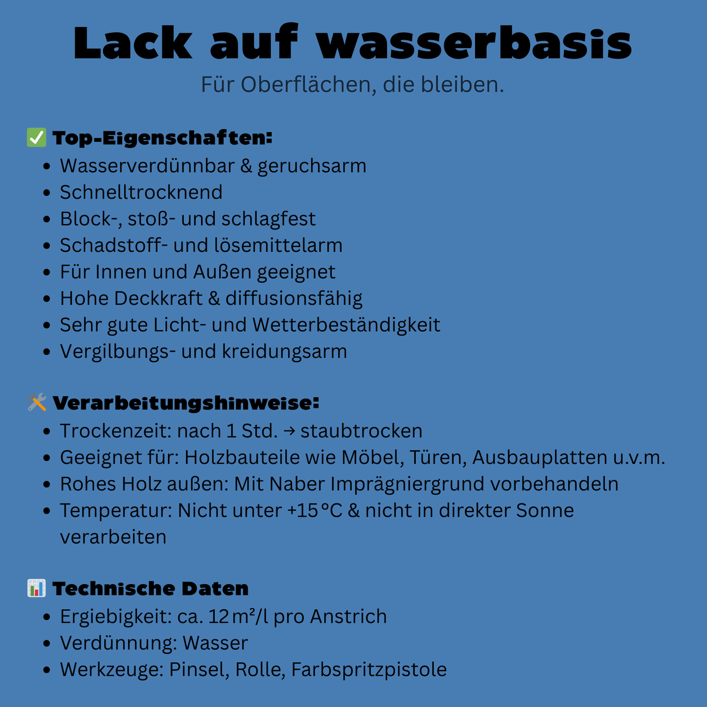 1 L Buntlack auf Wasserbasis, RAL Farbwahl, Profi-Qualität - Seidenmatt