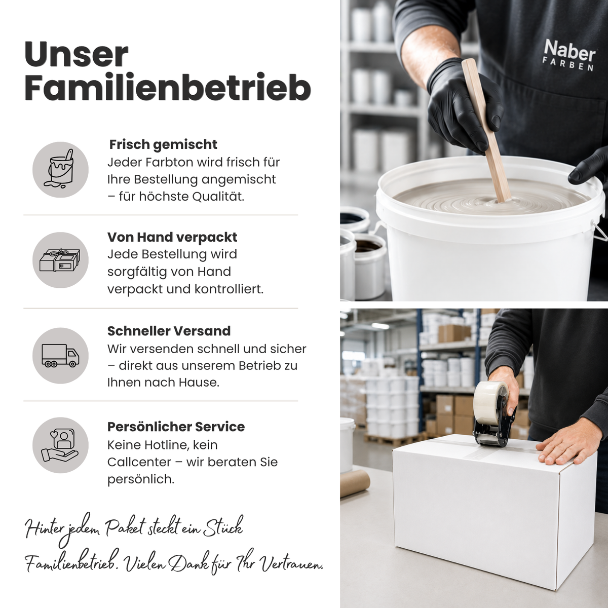 Premium Wandfarbe - Pure Black, Hochdeckend, Tropf- & Spritzgehemmt – Matt