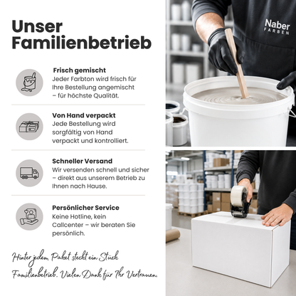 Premium Wandfarbe - Pure Black, Hochdeckend, Tropf- & Spritzgehemmt – Matt