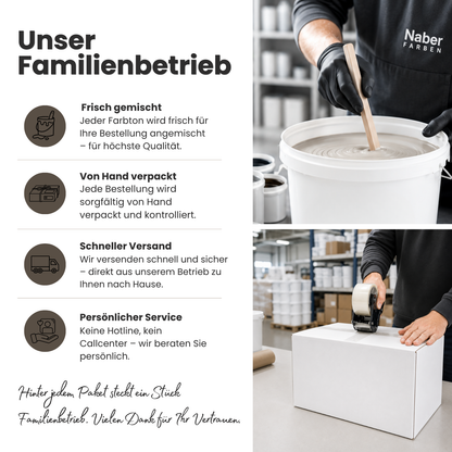 Premium Wandfarbe - Stone, Hochdeckend, Tropf- & Spritzgehemmt – Matt