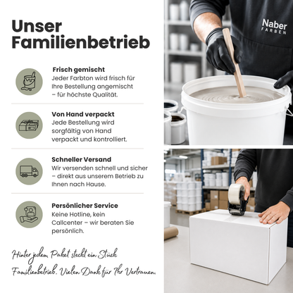Premium Wandfarbe - Olive Medium, Hochdeckend, Tropf- & Spritzgehemmt – Matt