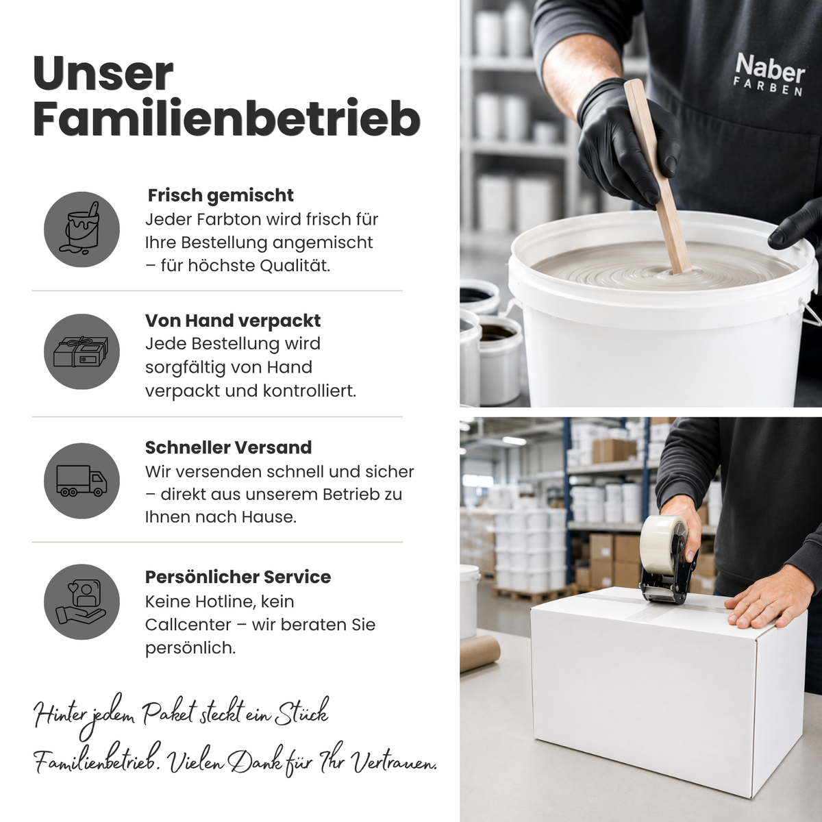Premium Wandfarbe - Midnight Grey, Hochdeckend, Tropf- & Spritzgehemmt – Matt