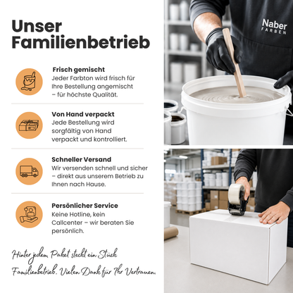 Premium Wandfarbe - Onyx, Hochdeckend, Tropf- & Spritzgehemmt – Matt