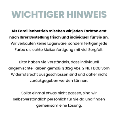 Premium Wandfarbe - Blaugrau, Hochdeckend, Tropf- & Spritzgehemmt – Matt