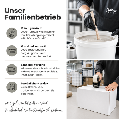 Premium Wandfarbe - Nebel, Hochdeckend, Tropf- & Spritzgehemmt – Matt