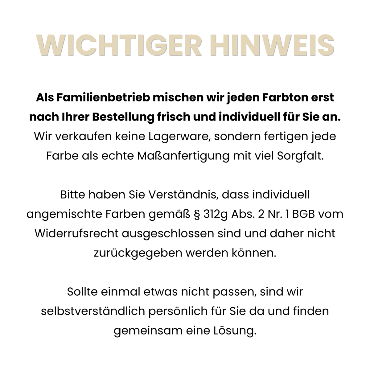Premium Wandfarbe - Warm Sand, Hochdeckend, Tropf- & Spritzgehemmt – Matt