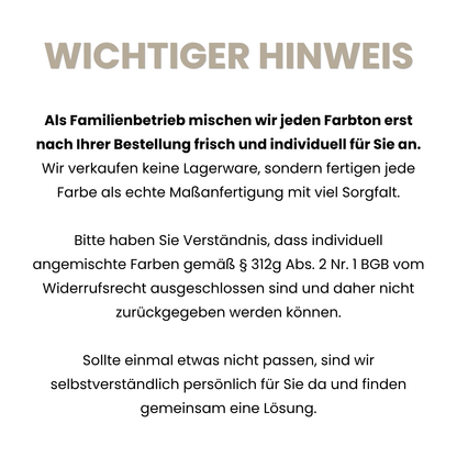 Premium Wandfarbe - Modern Clay, Hochdeckend, Tropf- & Spritzgehemmt – Matt