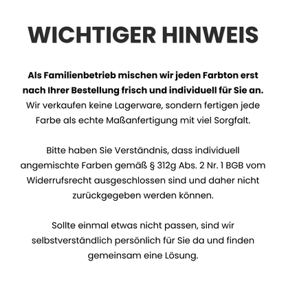 Premium Wandfarbe - Pure Black, Hochdeckend, Tropf- & Spritzgehemmt – Matt
