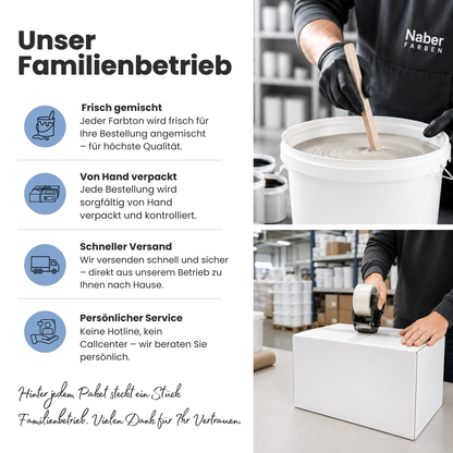 Premium Wandfarbe - Frosted Blue, Hochdeckend, Tropf- & Spritzgehemmt – Matt