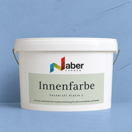 Premium Wandfarbe - Frosted Blue, Hochdeckend, Tropf- & Spritzgehemmt – Matt