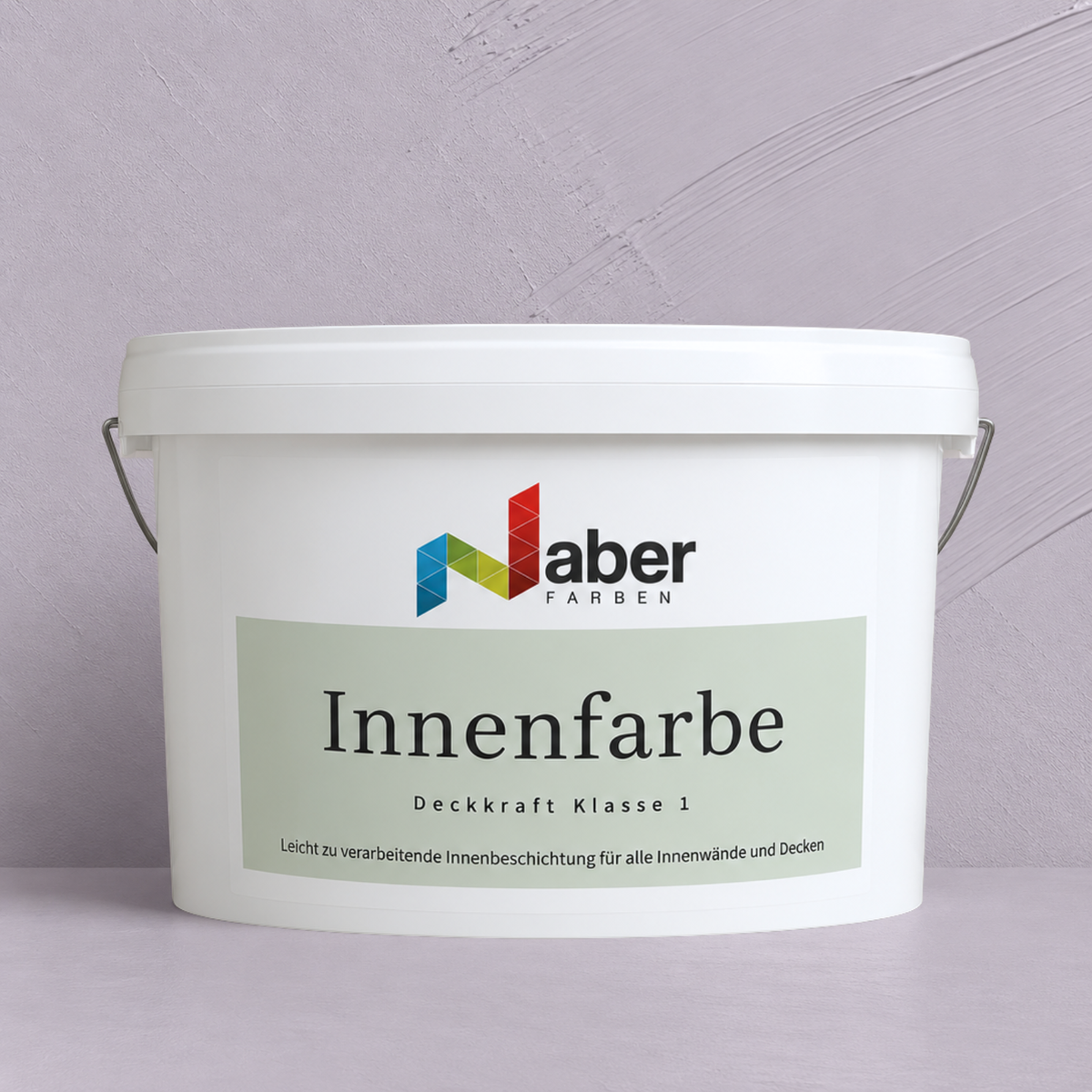 Premium Wandfarbe - Lavender Grey, Hochdeckend, Tropf- & Spritzgehemmt – Matt