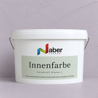 Premium Wandfarbe - Lavender Grey, Hochdeckend, Tropf- & Spritzgehemmt – Matt