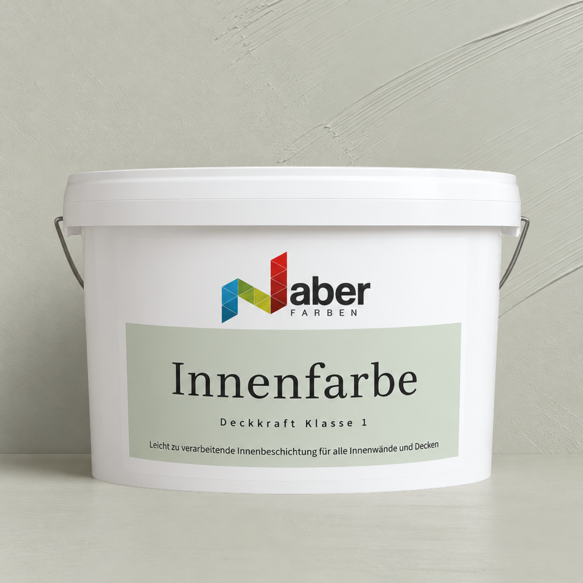 Premium Wandfarbe - Seidengrau, Hochdeckend, Tropf- & Spritzgehemmt – Matt