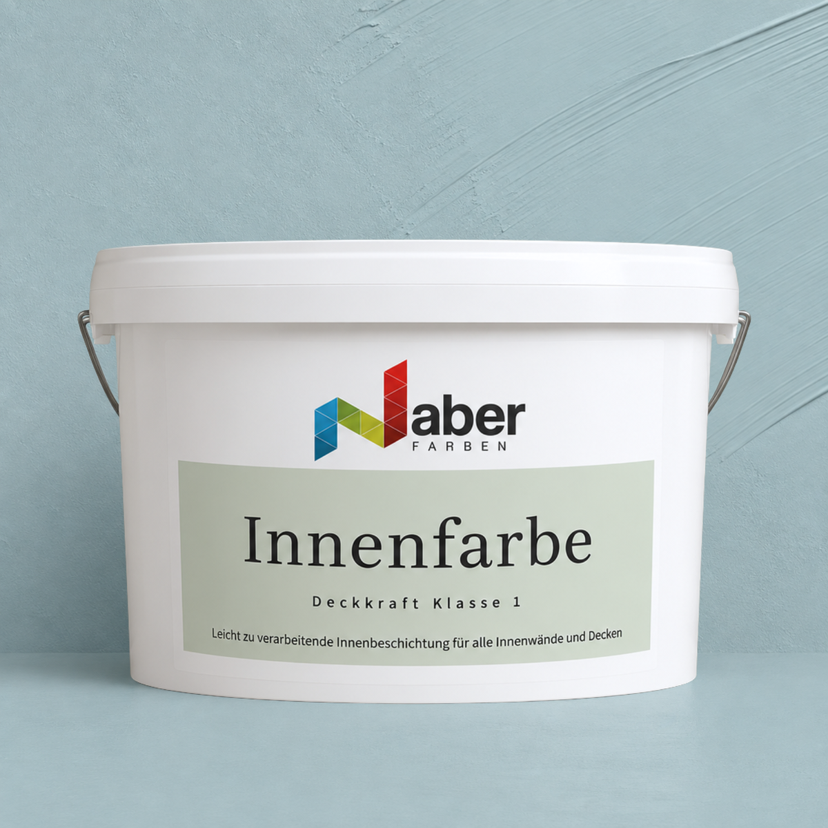 Premium Wandfarbe - Blaugrau, Hochdeckend, Tropf- & Spritzgehemmt – Matt