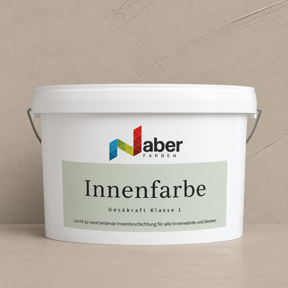 Premium Wandfarbe - Sandbeige, Hochdeckend, Tropf- & Spritzgehemmt – Matt