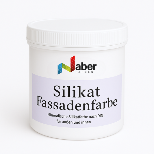 375 ml Silikat Fassadenfarbe, Farbmuster/Tester,(RAL 6008 - 9018) - MATT
