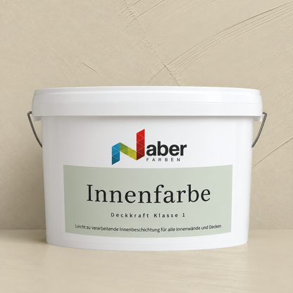 Premium Wandfarbe - Warm Sand, Hochdeckend, Tropf- & Spritzgehemmt – Matt