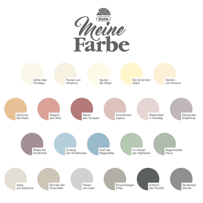 düfa Meine Farbe – Hochdeckende Innenfarbe für Wände & Decken | Edelmatt, Konservierungsmittelfrei