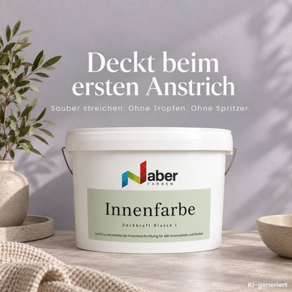 Premium Wandfarbe - Lavender Grey, Hochdeckend, Tropf- & Spritzgehemmt – Matt