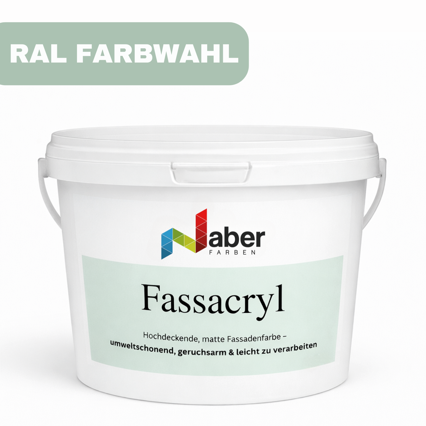 2,5 L Acryl Fassadenfarbe, Hausfarbe, Außenfarbe, RAL Farbwahl - MATT