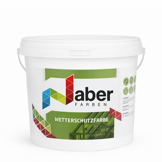 2,5 L Wetterschutzfarbe, Holzfarbe, Holzlack, Deckend, RAL Farbwahl - Matt