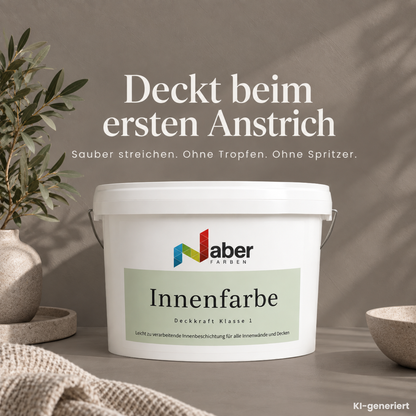 Premium Wandfarbe - Kakao, Hochdeckend, Tropf- & Spritzgehemmt – Matt
