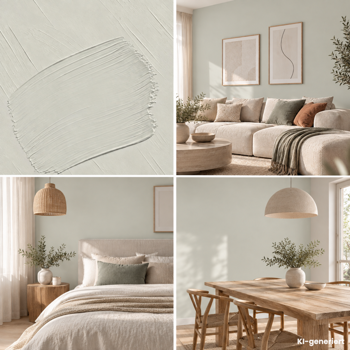Premium Wandfarbe - Seidengrau, Hochdeckend, Tropf- & Spritzgehemmt – Matt