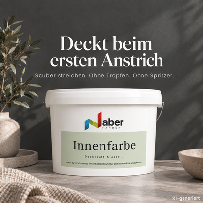 Premium Wandfarbe - Midnight Grey, Hochdeckend, Tropf- & Spritzgehemmt – Matt