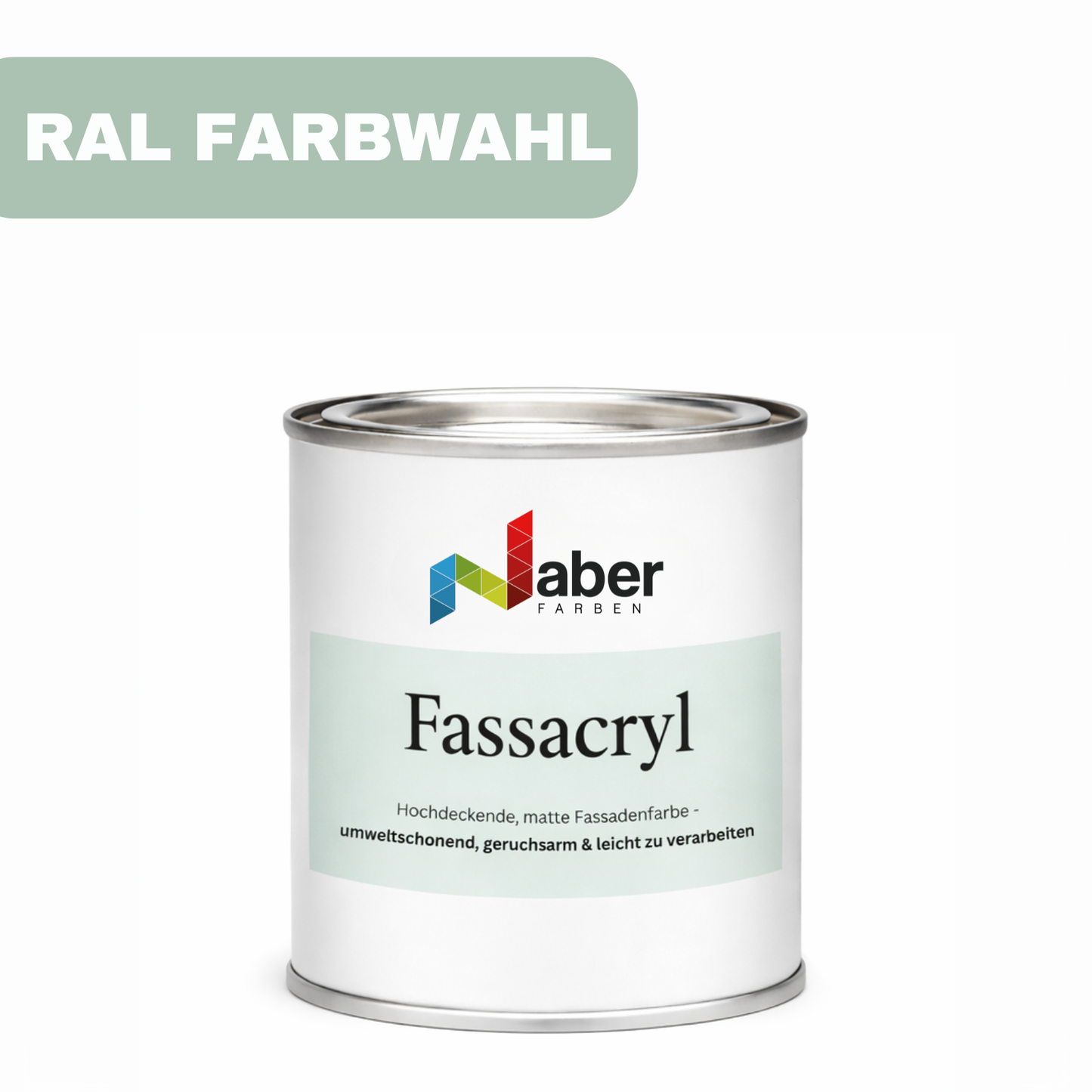 375 ml Acryl Fassadenfarbe, Hausfarbe, Außenfarbe, RAL Farbwahl - MATT