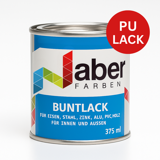 375 ml PU Lack, Buntlack, Kunstharzlack, RAL Farbwahl - SEIDENMATT (RAL 6010 - 9018)