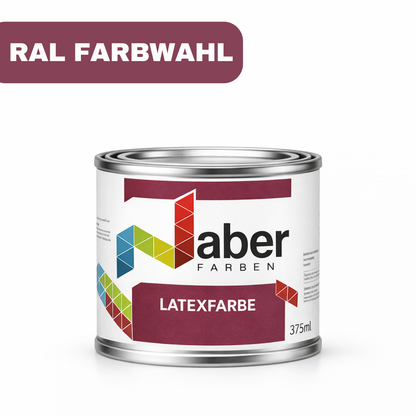 375 ml Latexfarbe, Inennfarbe, Abwaschbar, RAL Farbwahl - MATT