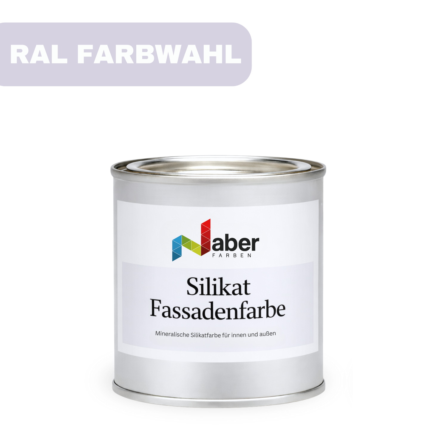 375 ml Silikat Fassadenfarbe, Hausfarbe, Sockelfarbe, RAL Farbwahl - MATT