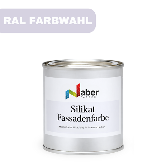 375 ml Silikat Fassadenfarbe, Hausfarbe, Sockelfarbe, RAL Farbwahl - MATT