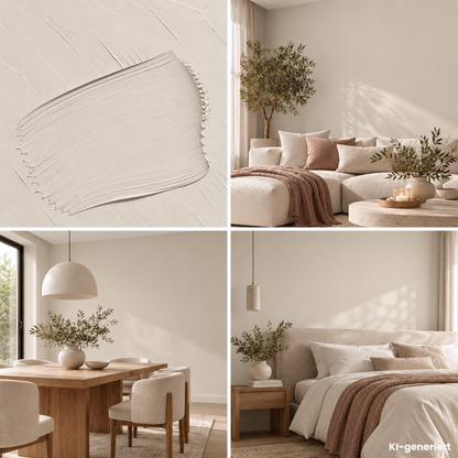 Premium Wandfarbe - Minimal Grey, Hochdeckend, Tropf- & Spritzgehemmt – Matt
