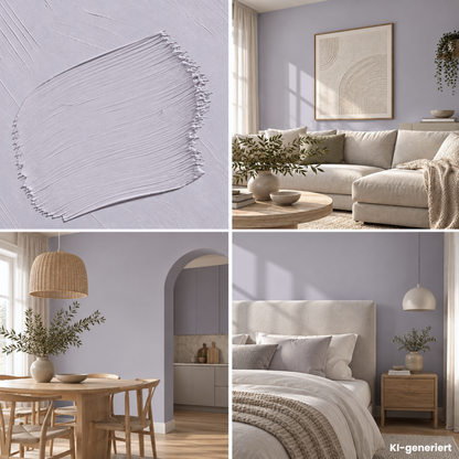 Premium Wandfarbe - Lavender Grey, Hochdeckend, Tropf- & Spritzgehemmt – Matt