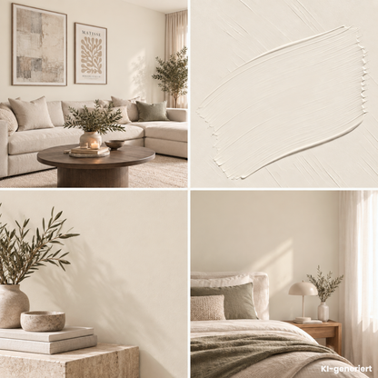 Premium Wandfarbe - Cozy Beige, Hochdeckend, Tropf- & Spritzgehemmt – Matt
