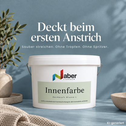 Premium Wandfarbe - Skandi Blue, Hochdeckend, Tropf- & Spritzgehemmt – Matt