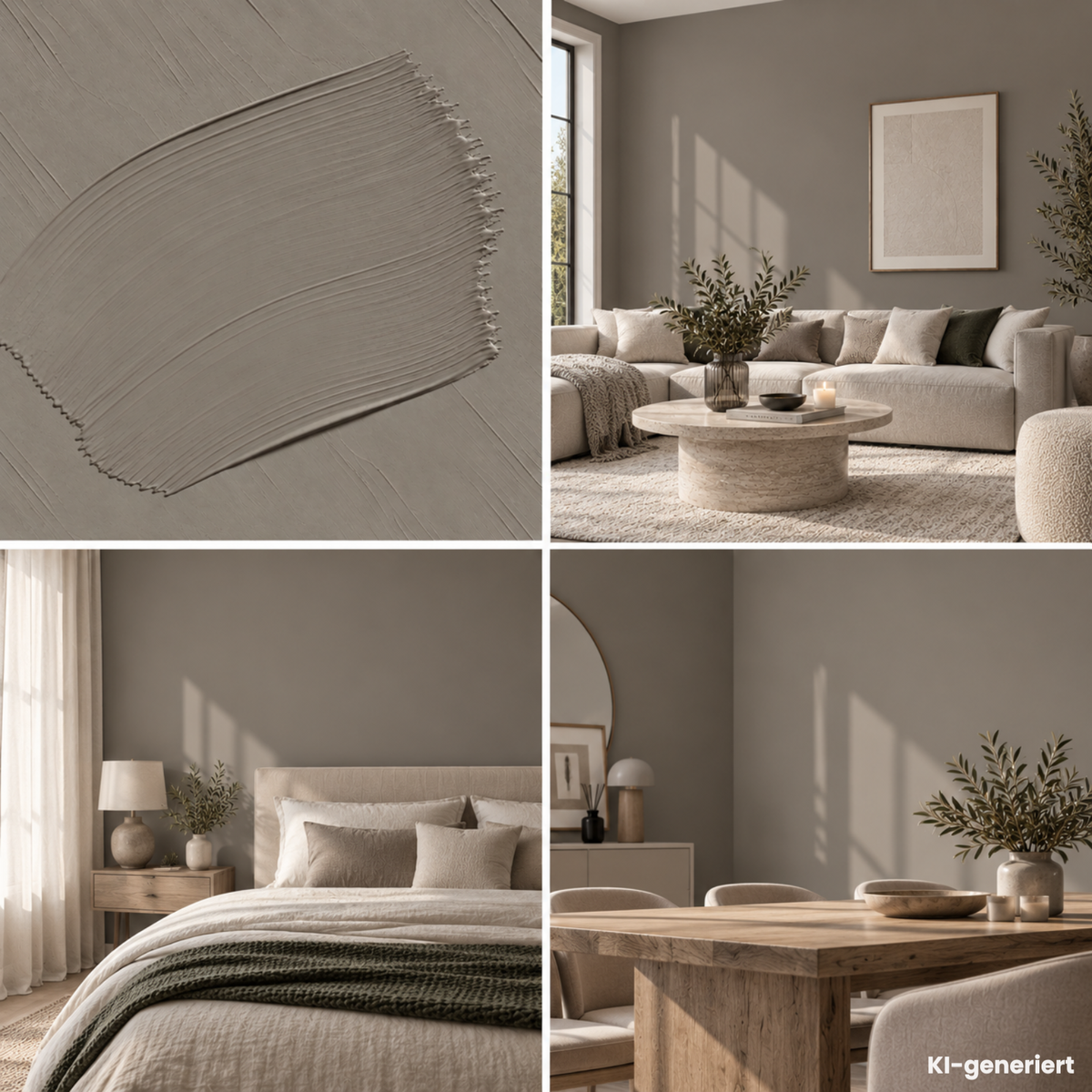 Premium Wandfarbe - Kakao, Hochdeckend, Tropf- & Spritzgehemmt – Matt