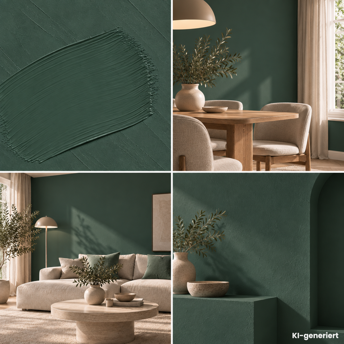 Premium Wandfarbe - Forest, Hochdeckend, Tropf- & Spritzgehemmt – Matt